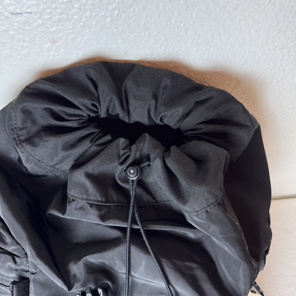 Adidas Stella McCartney Black Backpack Classic Drawstring Athletic Gym Bag - Picture 10 of 16